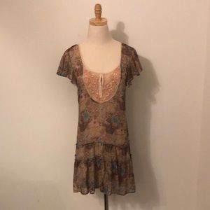 Boho printed Free People dress